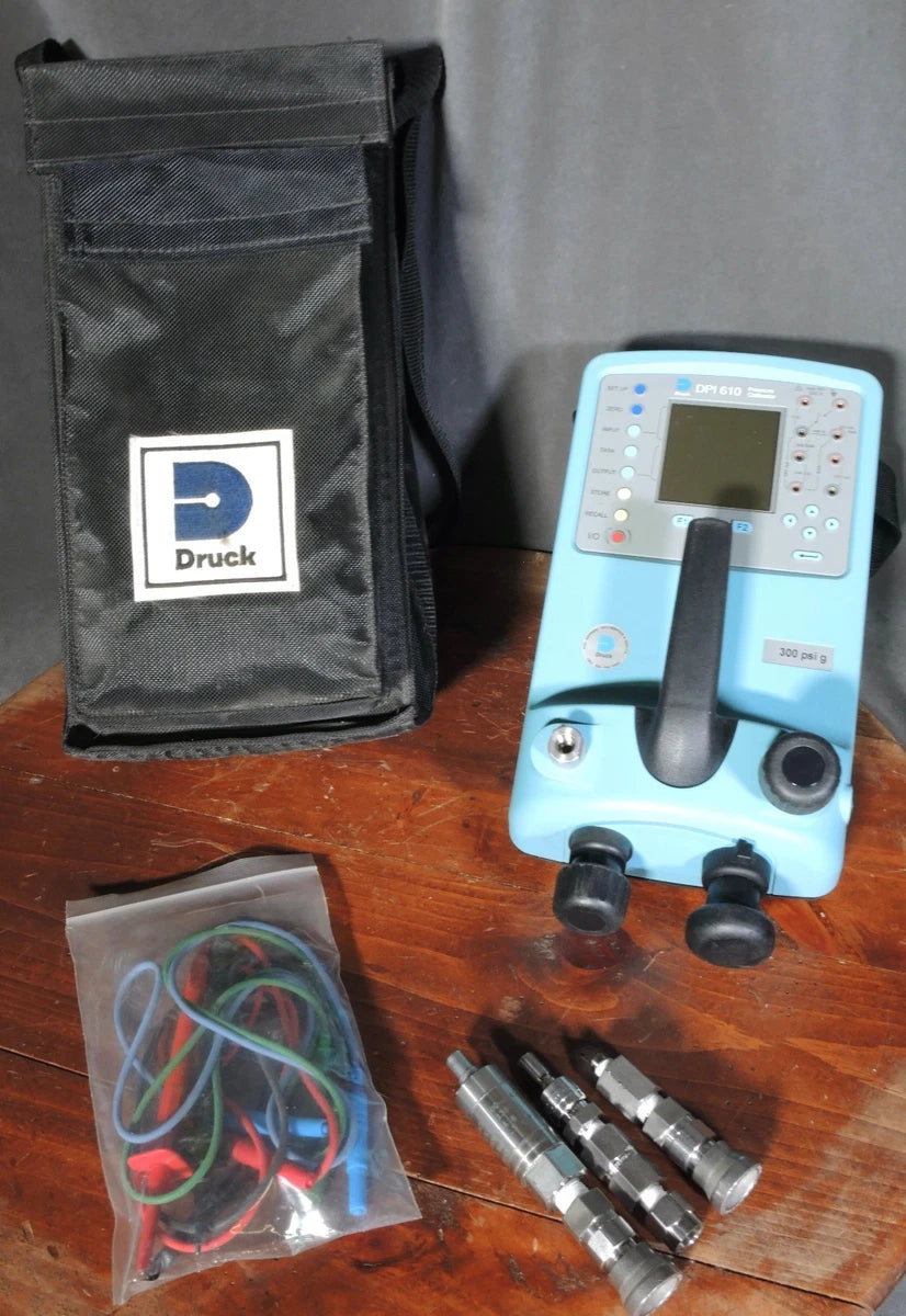 Druck DPI 610 Calibrator w PDCR 2200-A14 Pressure Transducer Accessories, Gauges|326937600379