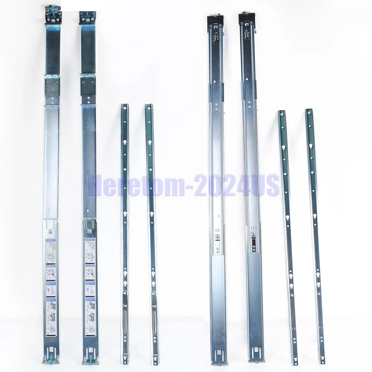 Dell PowerEdge R330 R430 R740 R6415 R640 1U Static Ready Rail Rails Kit 053D7M|335580625381