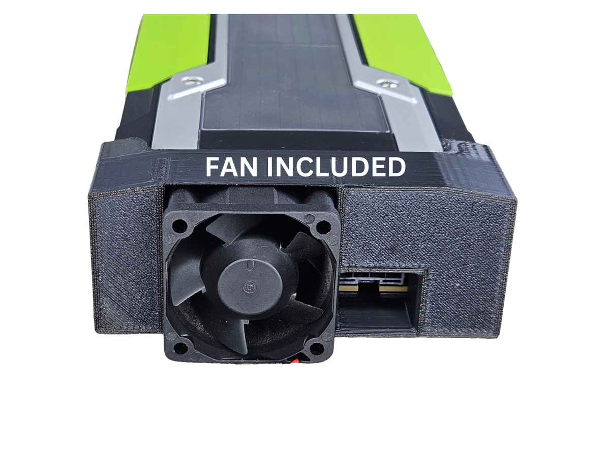 Nvidia Tesla GPU Cooling Fan Shroud K60 M40 P100 Accelerator Card EXTRA SMALL AI|285553506184