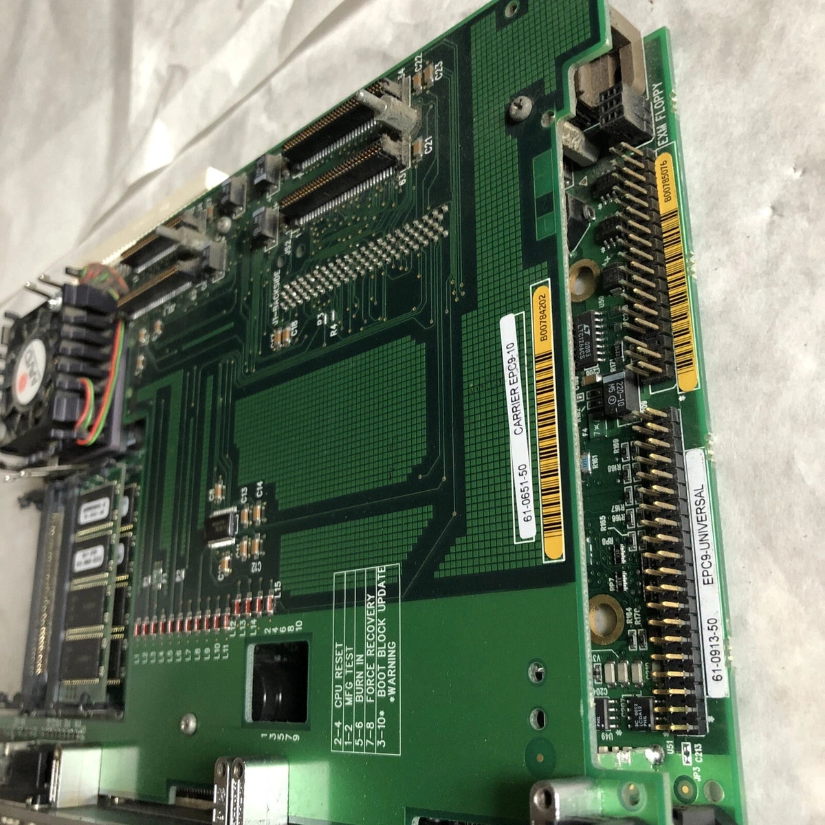 RADISYS EPC-9,61-1054-00 EPM1,61-0651-50,61-0913-150,60-0305-05, CPU BOARD,EE