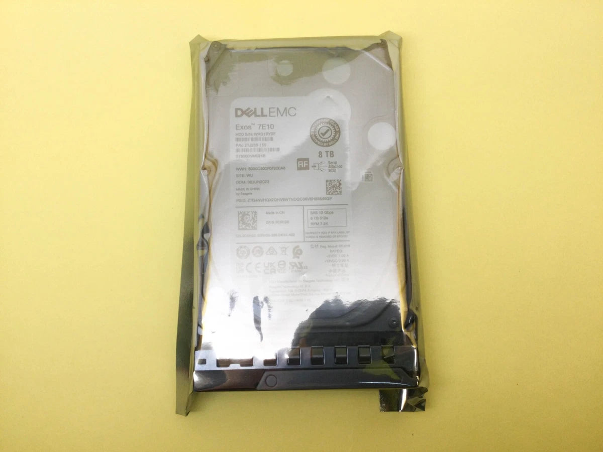 C5HD0 DELL 8TB 7.2K SAS 12Gb/s 3.5'' 512e HDD 0C5HD0 ST8000NM024B w/Gen14