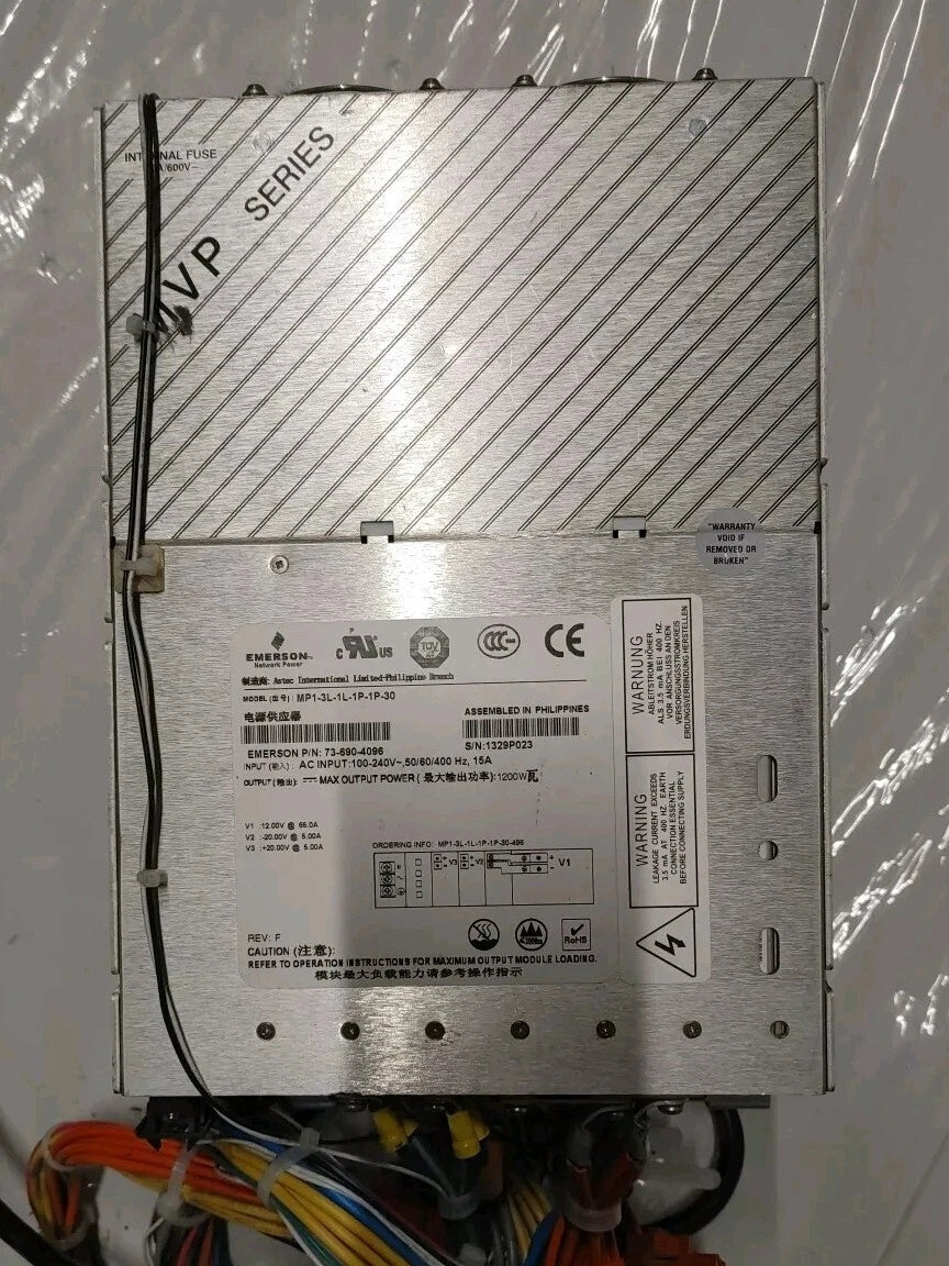 2x Emerson MVP SERIES MP1-3L-1L-1P-1P-30 ASTEC PSE2-230-H-072 P/N 73-690-4096|156517947727