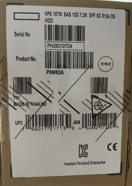HP 868230-001 MSA 10TB 12G SAS 7.2K RPM LFF - P9M82A|395657639825