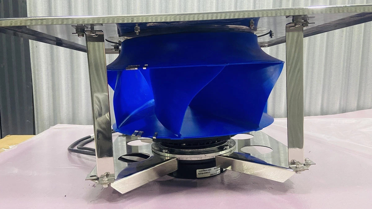 NEW Centrifugal Fan Ziehl-Abegg Var Speed PWM RH35V-6IK.BD.VR 110VAC, W/ Bracket