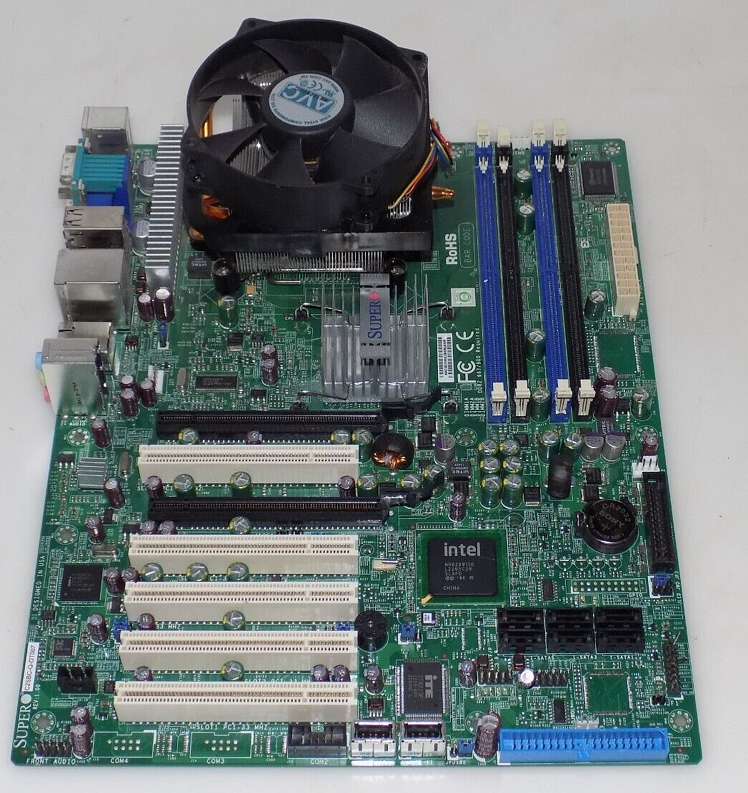 Supermicro C2SBC-Q-OT007 MOTHERBOARD, CORE 2 DUO, ATX, PCIe, INTEL Q35|186995299511