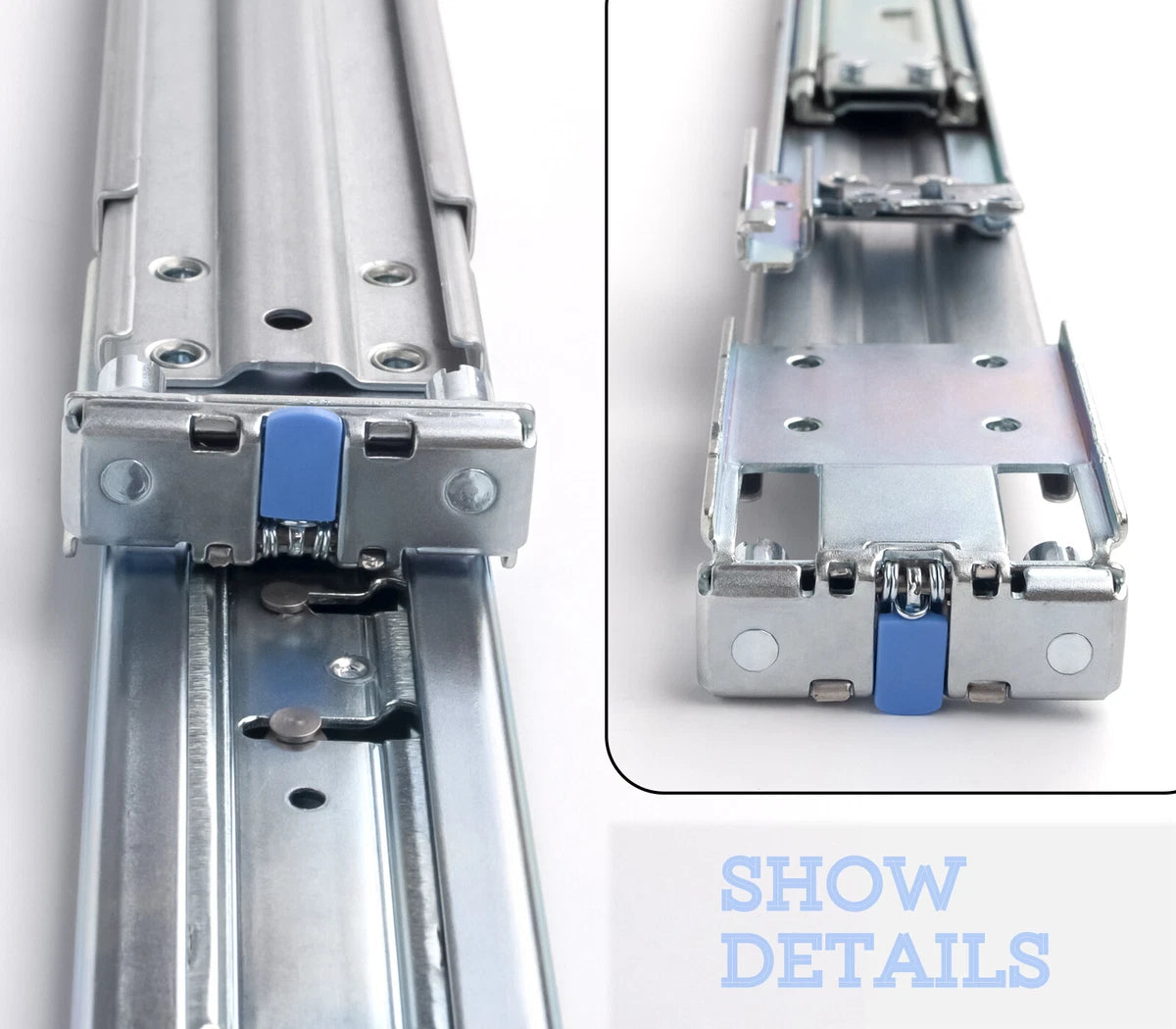 For Dell PowerEdge R320 R420 R430 R620 R630 R640 Sliding Ready Rail 081WCD 81WCD|254469573292