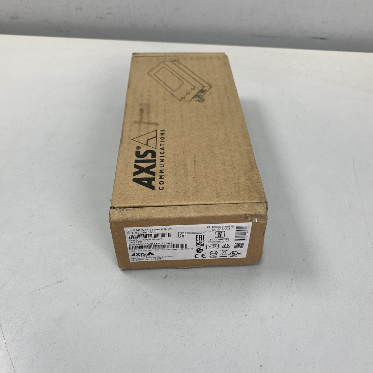 Axis 90W AC/DC PoE Midspan -02209-001|389212991588