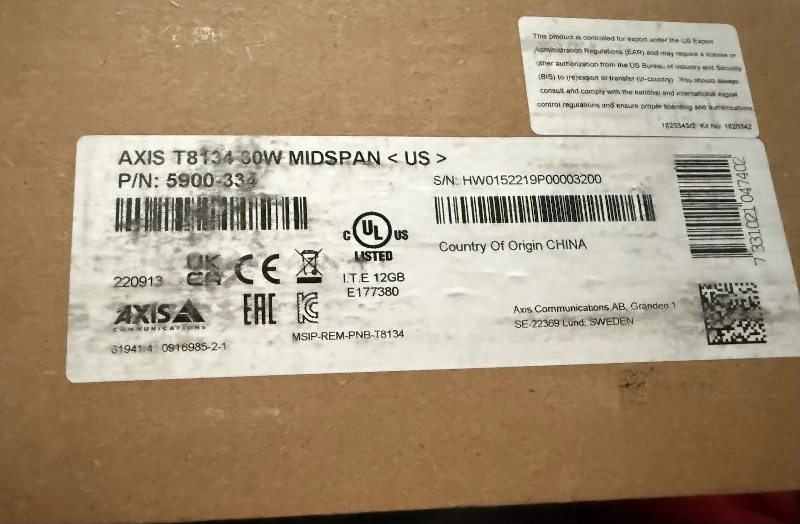 AXIS T8134 60W MIDSPAN 5900-334 |227009519689
