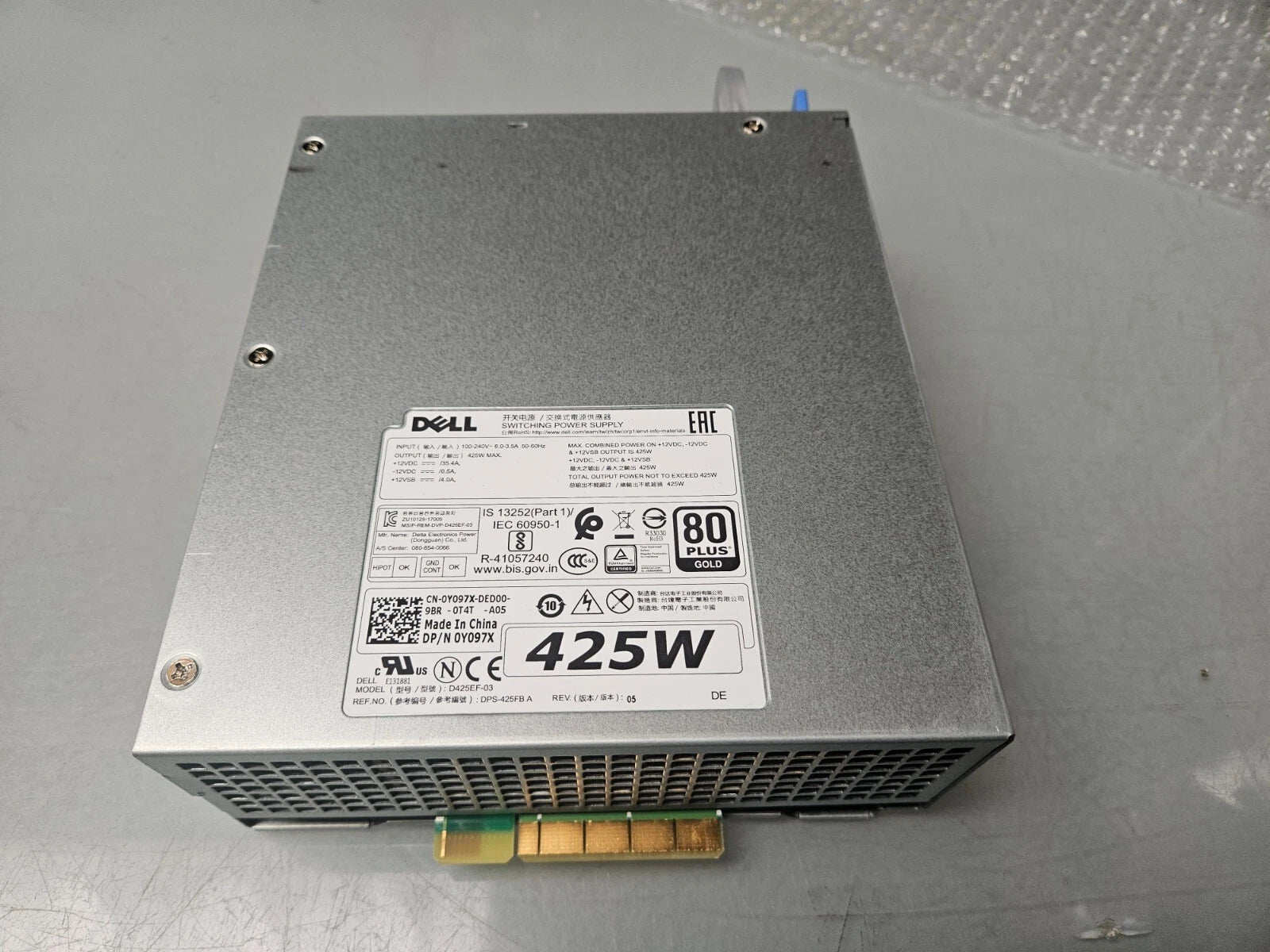 Dell L425EF-00 Precision 5820 425W PSU Power Supply 3W8F7/Y097X Genuine