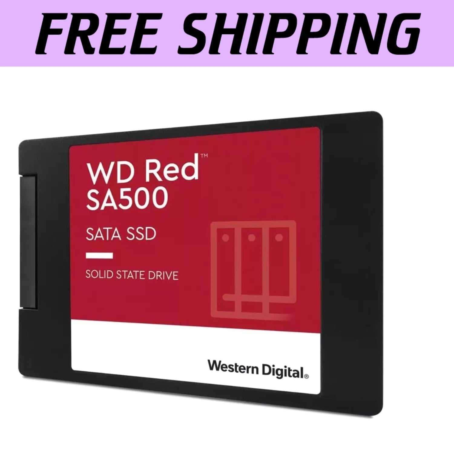 WD Red SA500 2TB NAS SATA SSD - Perfect for Video Editing & Data Management