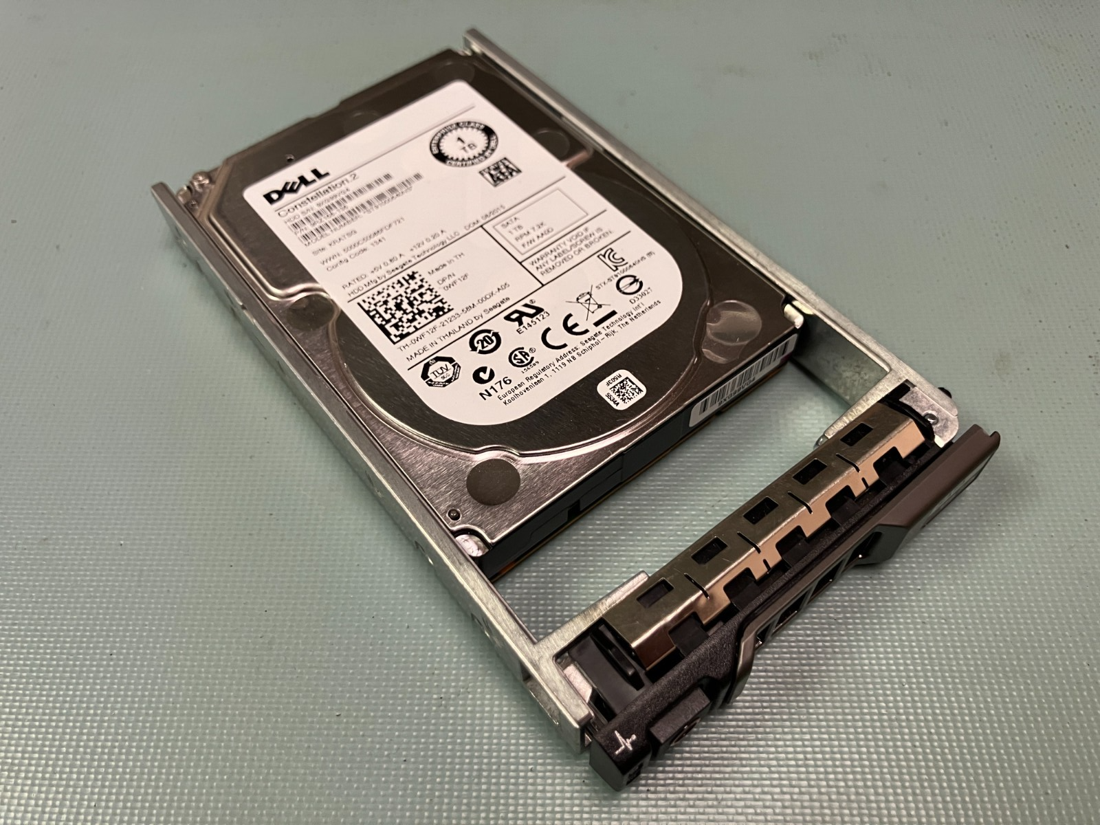 New Dell 1TB 7.2K 2.5" SATA WF12F 0WF12F ST91000640NS Hard Drive With Caddy/Tray|405880638244