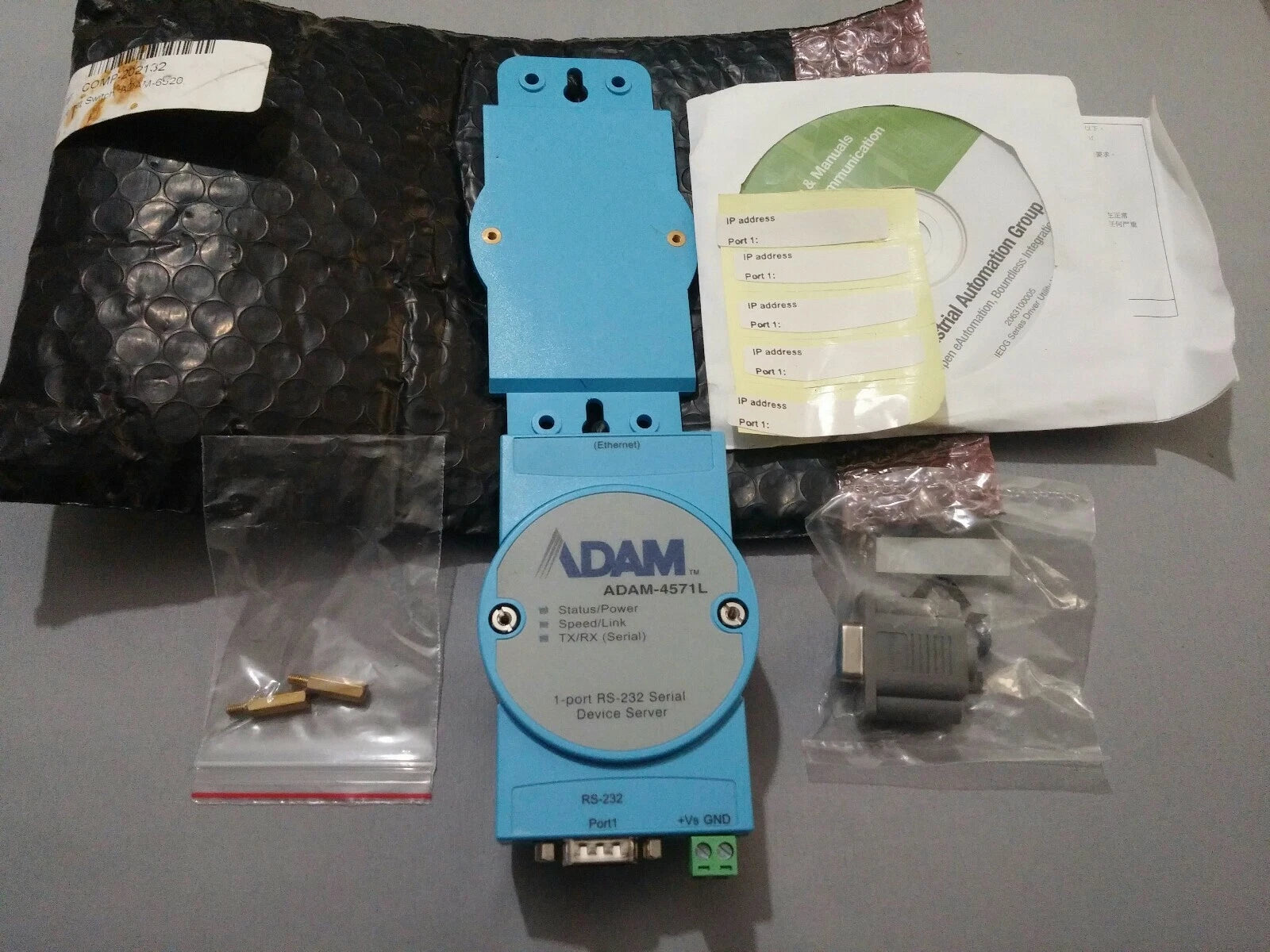 Advantech Adam-4571L 1-Port RS-232 Ethernet Device Server SKBAWA-b095|173977612504