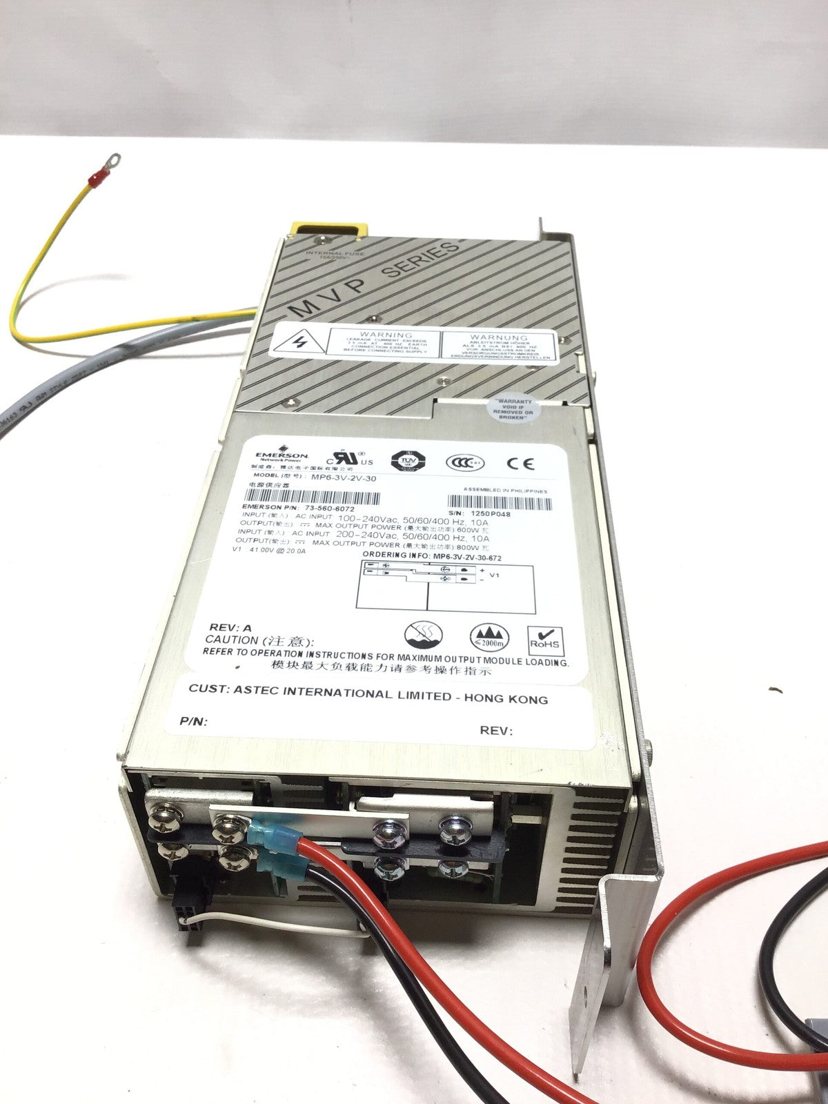 Emerson MP6-3V-2V-30 MVP Series MP6 Power Supply|147001305058