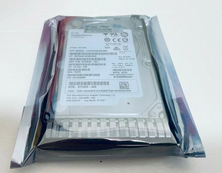 HP 781516-B21 781514-001 781577-001 600GB 12G SAS 10K 2.5 in SC ENT HDD #F11|297486697420