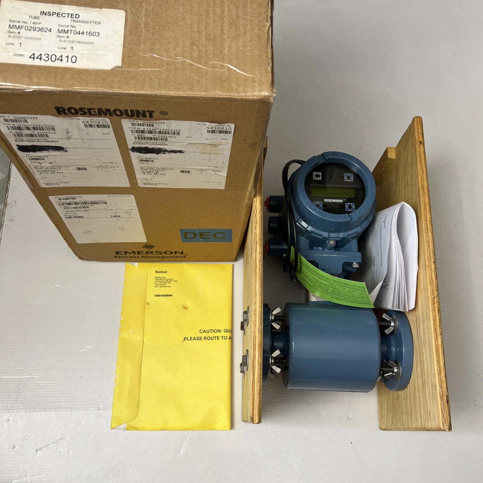 Rosemount 8705TSA010S1M0N5B3 Magnetic Flowmeter, 8732EMT1A1DA2M4|388229862861