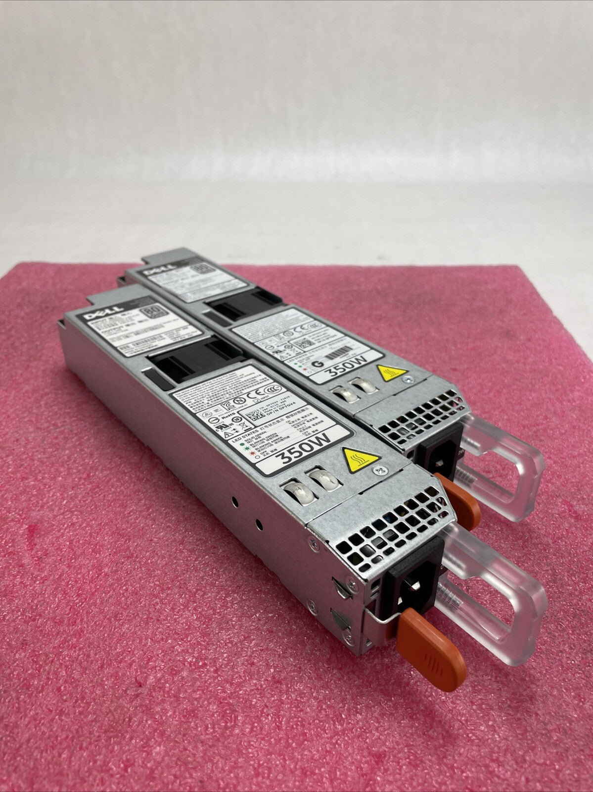 Dell P7GV4 80 Plus Platinum 350W Switching Power Supply Lot of 2|186736659642