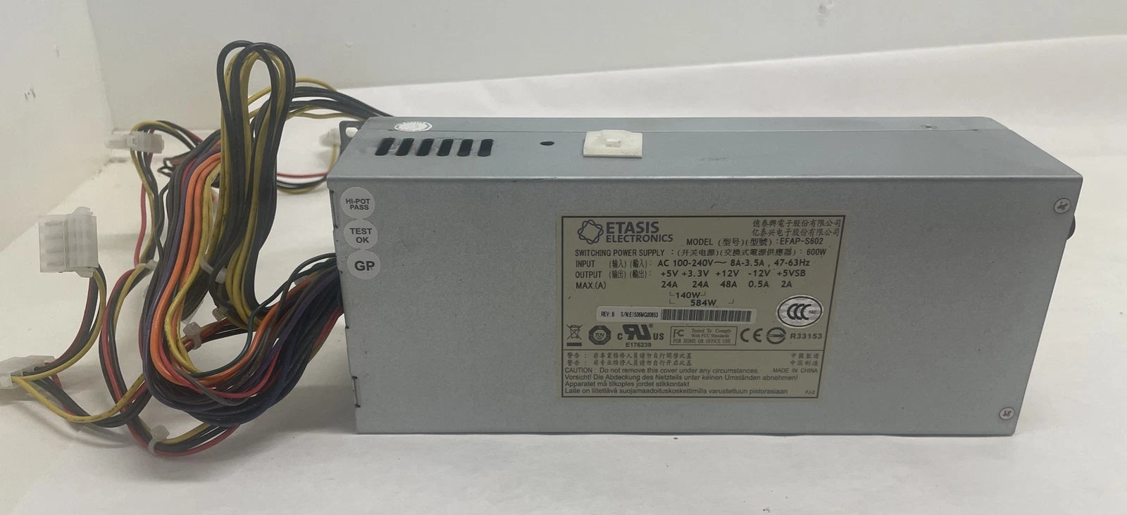 Etasis EFAP-S702 600W 2U Switching Power Supply 100-240V 8-3.5A|325953717708