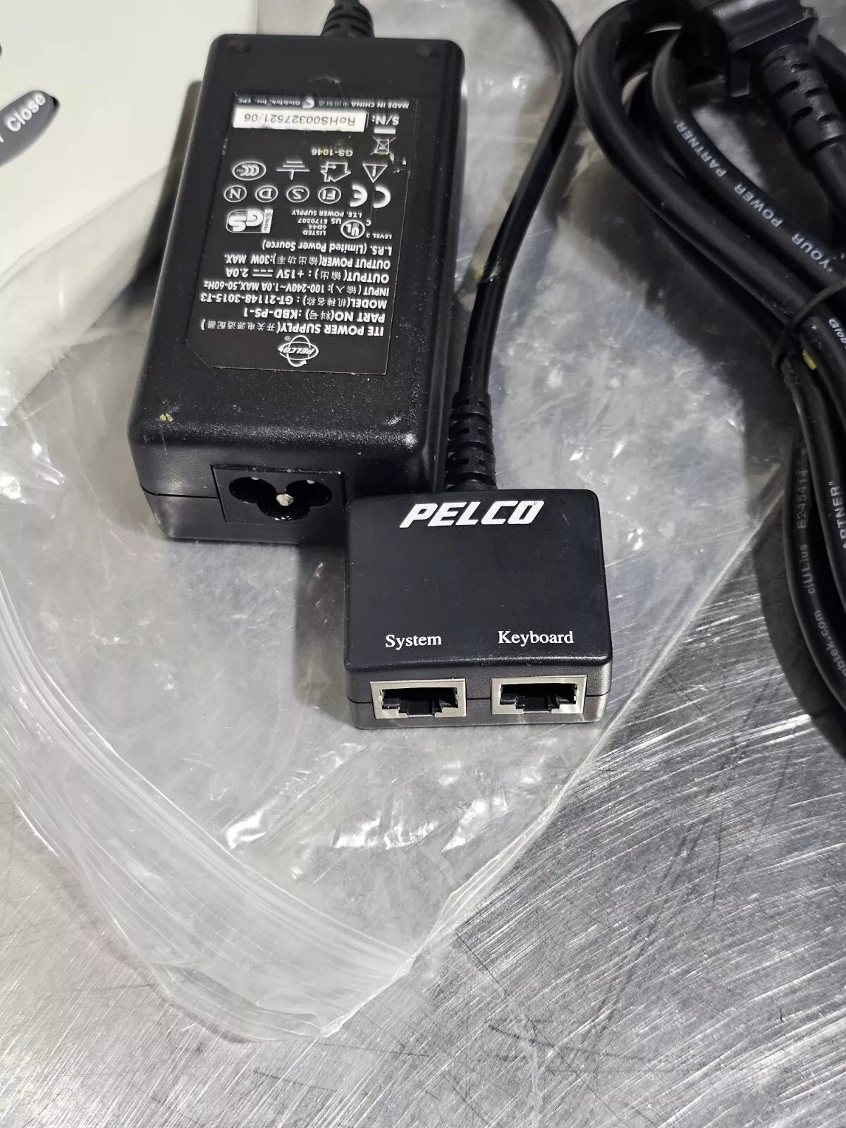 Teclado de escritorio Pelco CM9760-KBD-US, función completa