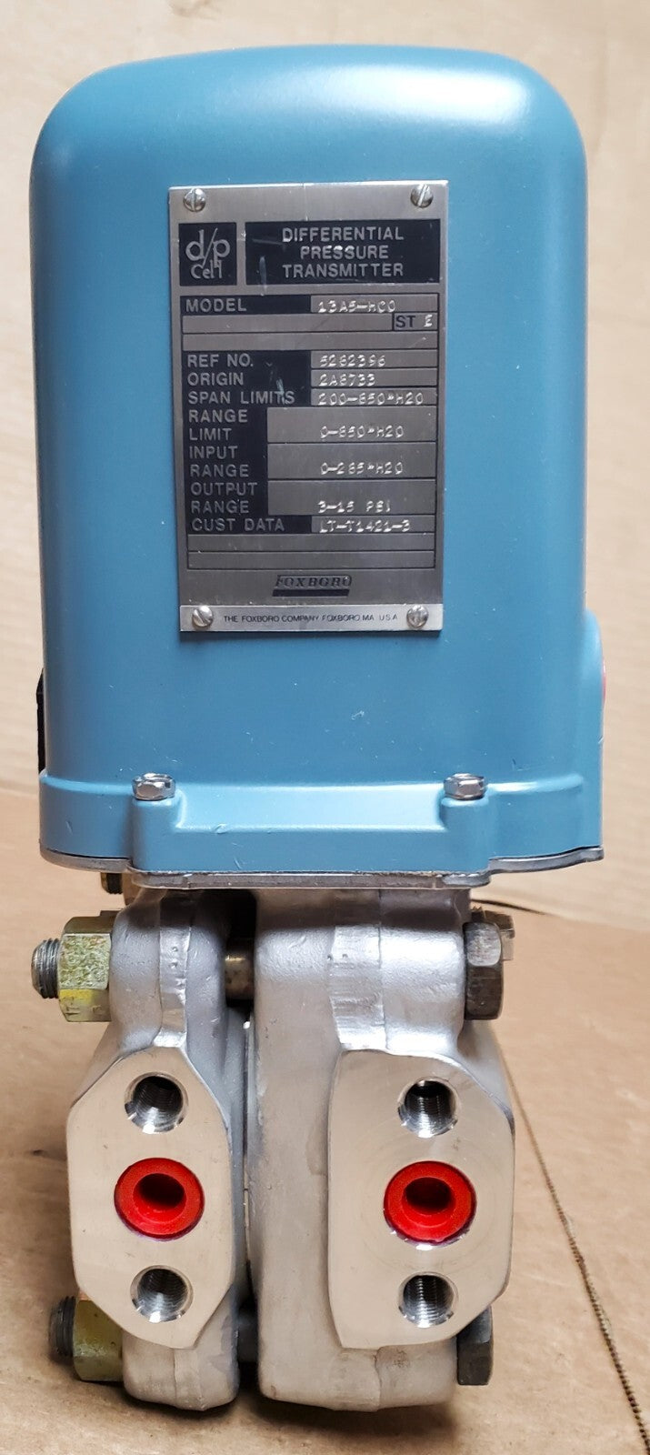 Foxboro 13A5-HC0 (Hastelloy C) Differential Pressure Transmitter|335709065806