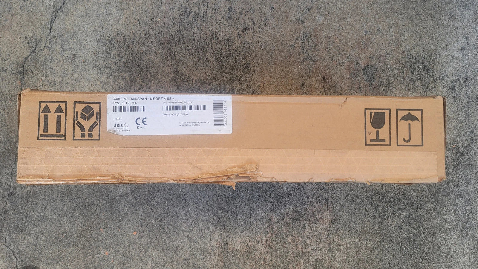 AXIS POE MIDSPAN 16-PORT 5012-014 - FREE SHIPPING