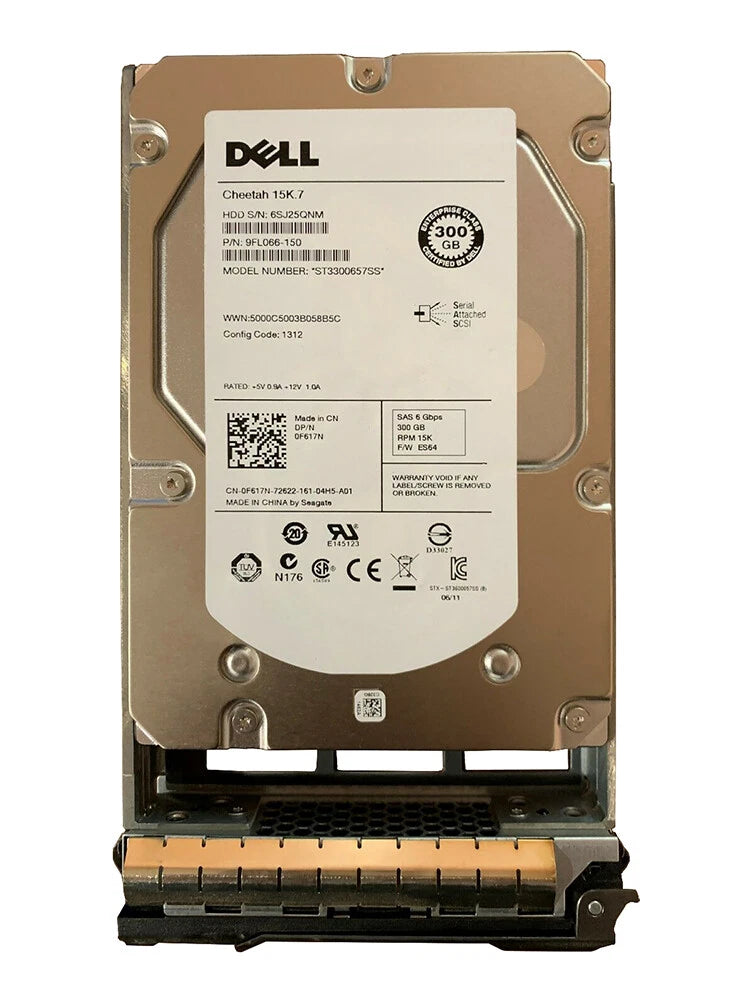 ST3300657SS 0F617N F617N V39M5 0V39M5 9FL066-150 Hard Drive 300Gb 3.5 SAS|295188859681
