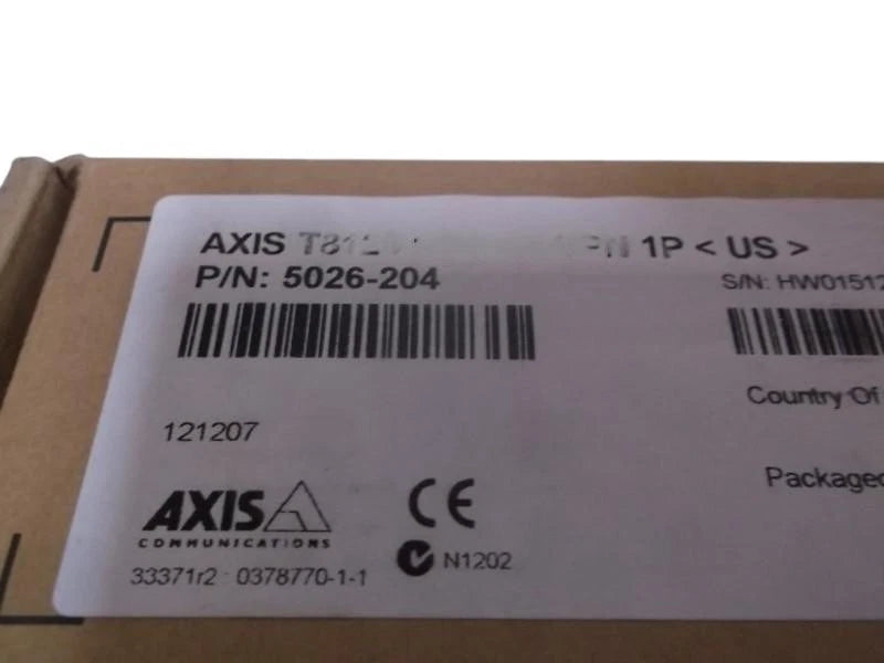 AXIS 5026-204 15W MIDSPAN 1 PORT NSMP|157203056971