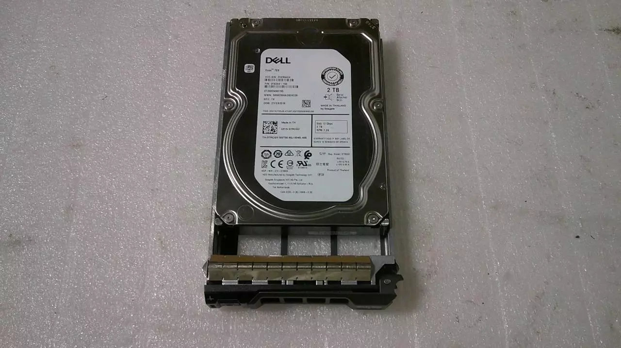 Dell ST2000NM0155 2TB 2000GB 3.5" SAS Unidad de servidor interna HDD 07 CGV