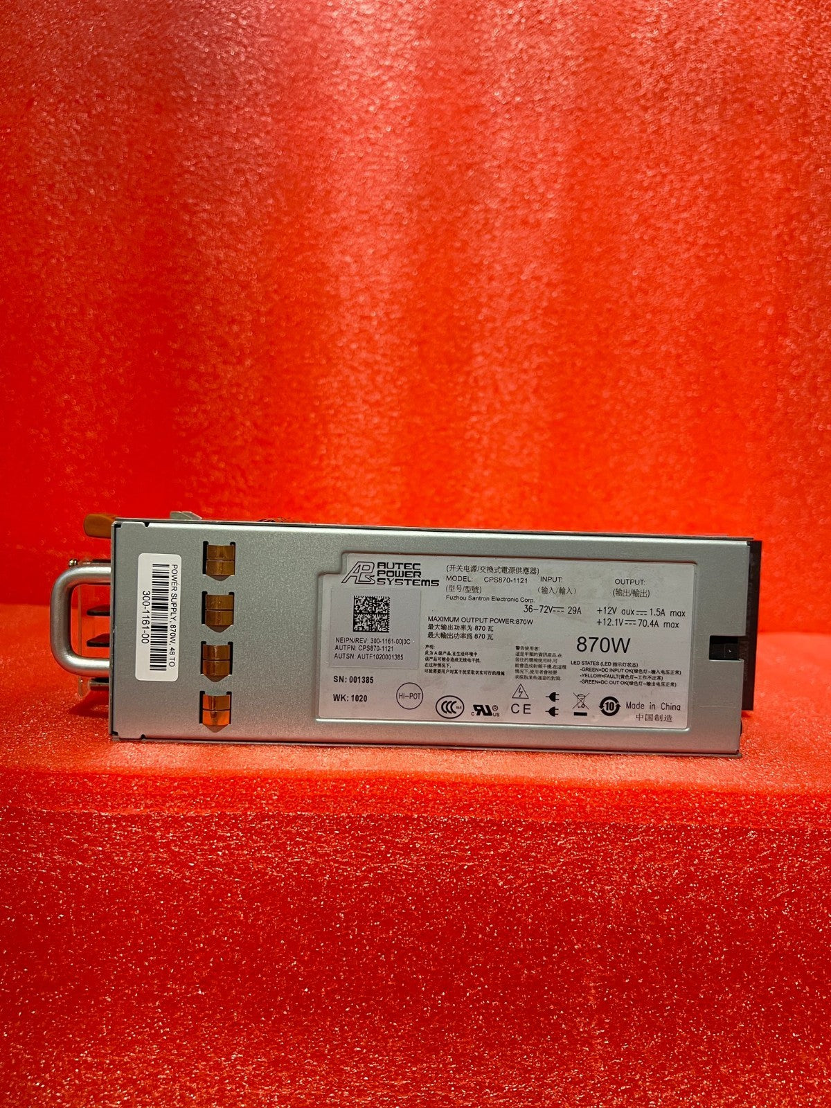 Dell PowerEdge R710 Servers Power Supply 870 Watt CPS870-1121|406187377342