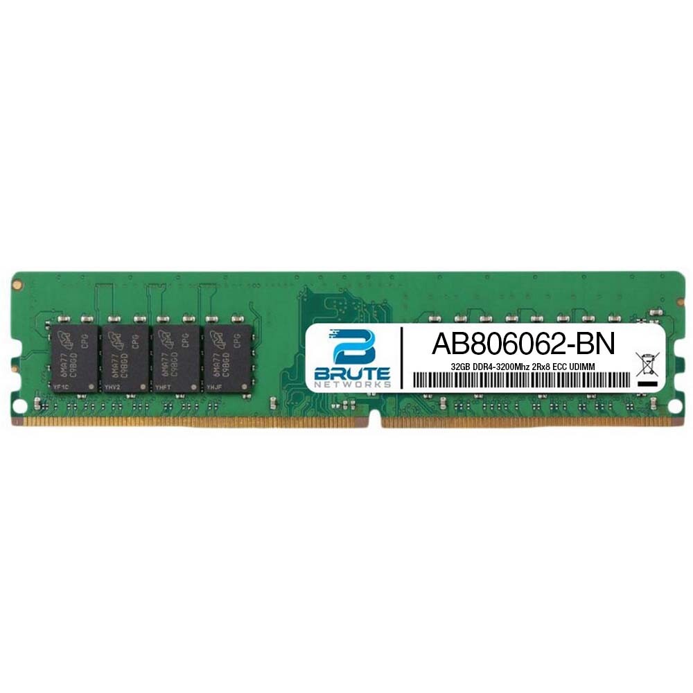 AB806062 - Dell Compatible 32GB DDR4-3200Mhz 2Rx8 ECC UDIMM