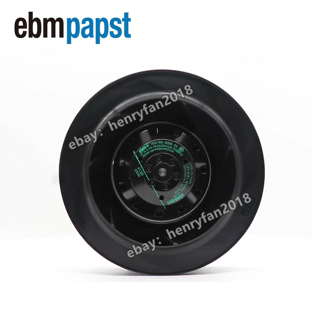 Ebmpapst R2E190-AO26-05 Centrifugal Fan 230VAC 58/75W 190MM Air Purifier Fan|401688900058