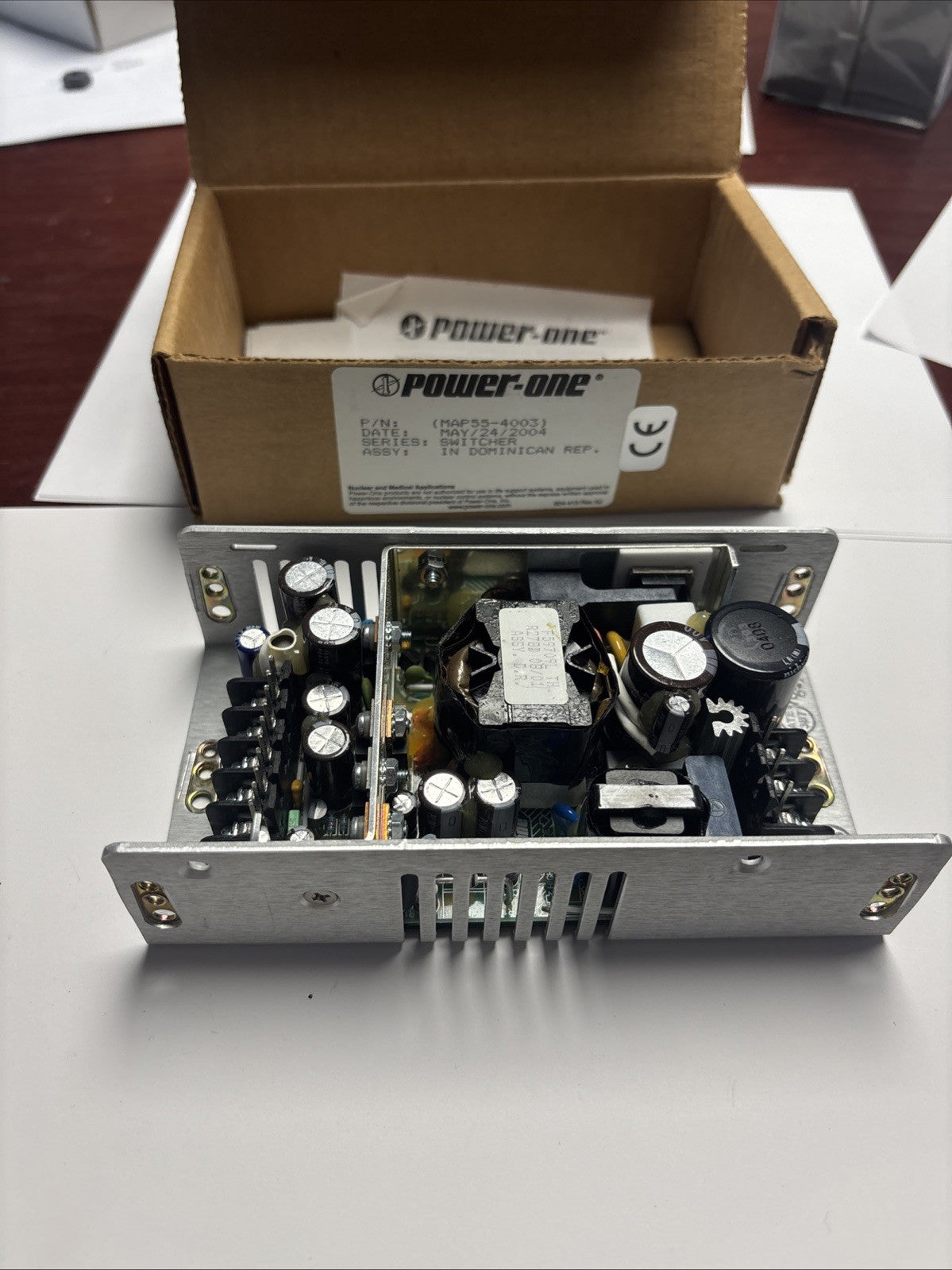 Power-One MAP55-4003 Switcher Power Supply – 55W, Industrial AC/DC Module