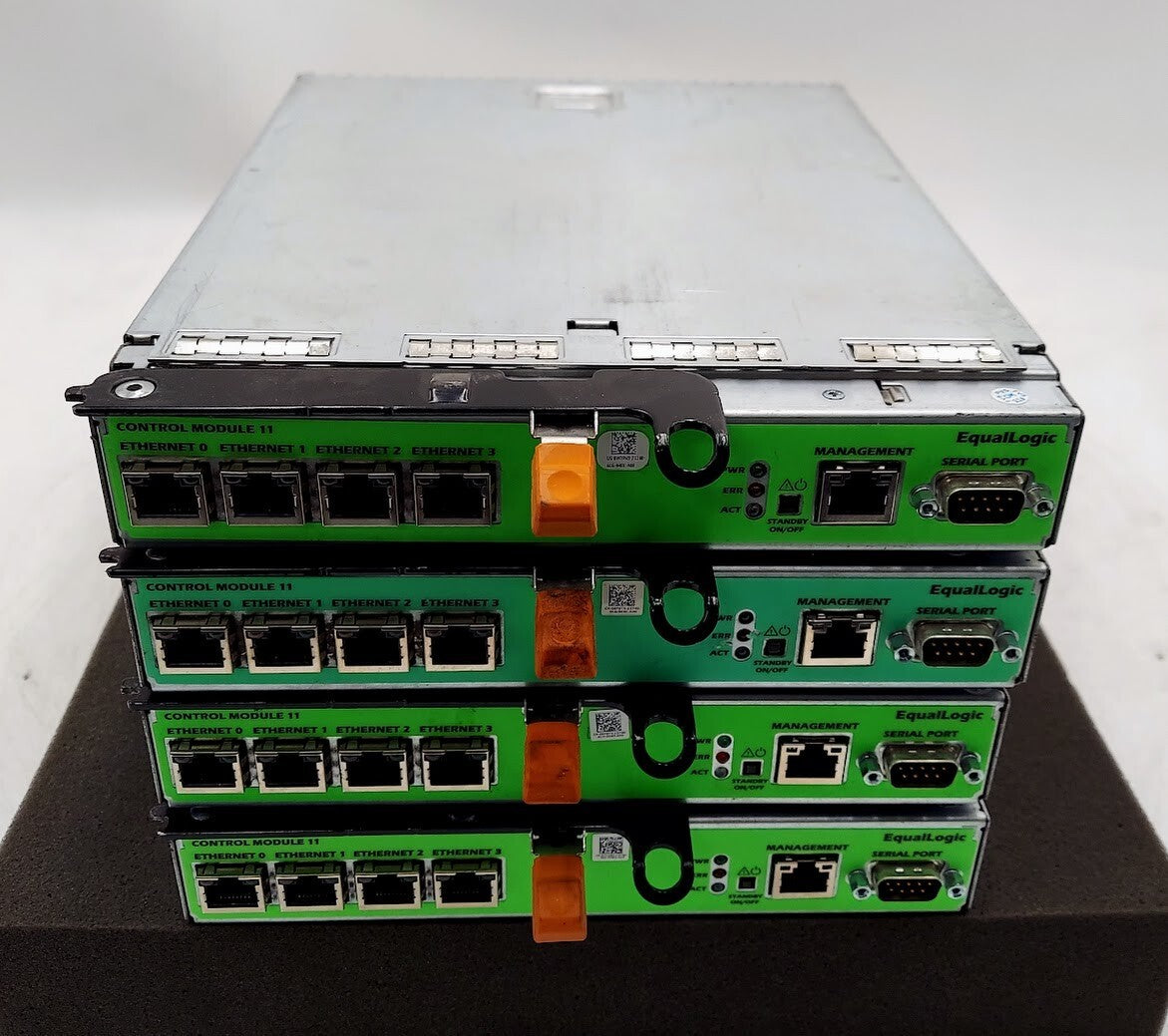 LOT OF 4 DELL EQUALLOGIC E09M001 E09M CONTROL MODULE TYPE 11|297136153183