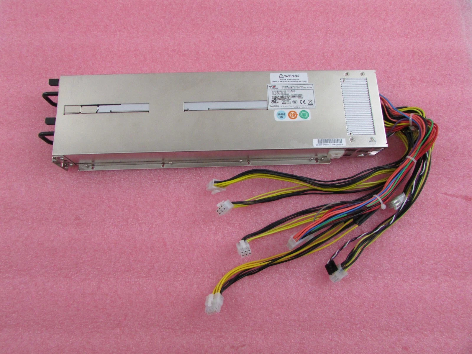 Zippy EMACS M1K2-5C01V4H 1U 1200w Redundant Server Power Supply w/2x Pwr Modules|335154707013