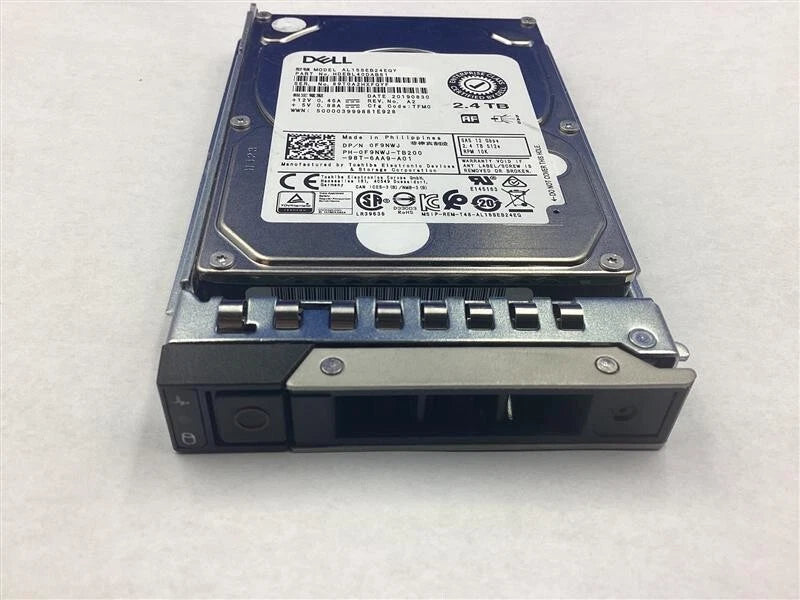 F9NWJ DELL 2.4TB 10K 12Gbps 2.5" 512e SAS Hard Drive 0F9NWJ AL15SEB24EQY|388340338294