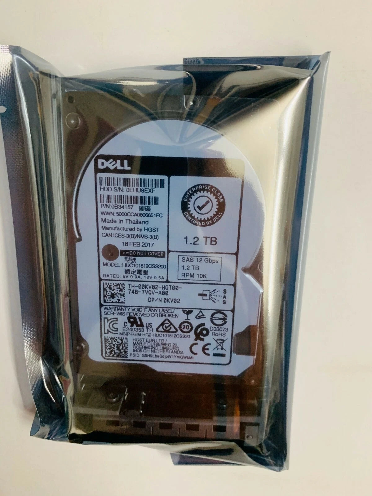 Dell Poweredge 1.2TB 10k 2.5 12G SAS HDD R430 R630 R730 R830 R730XD R620 R530|145528544350