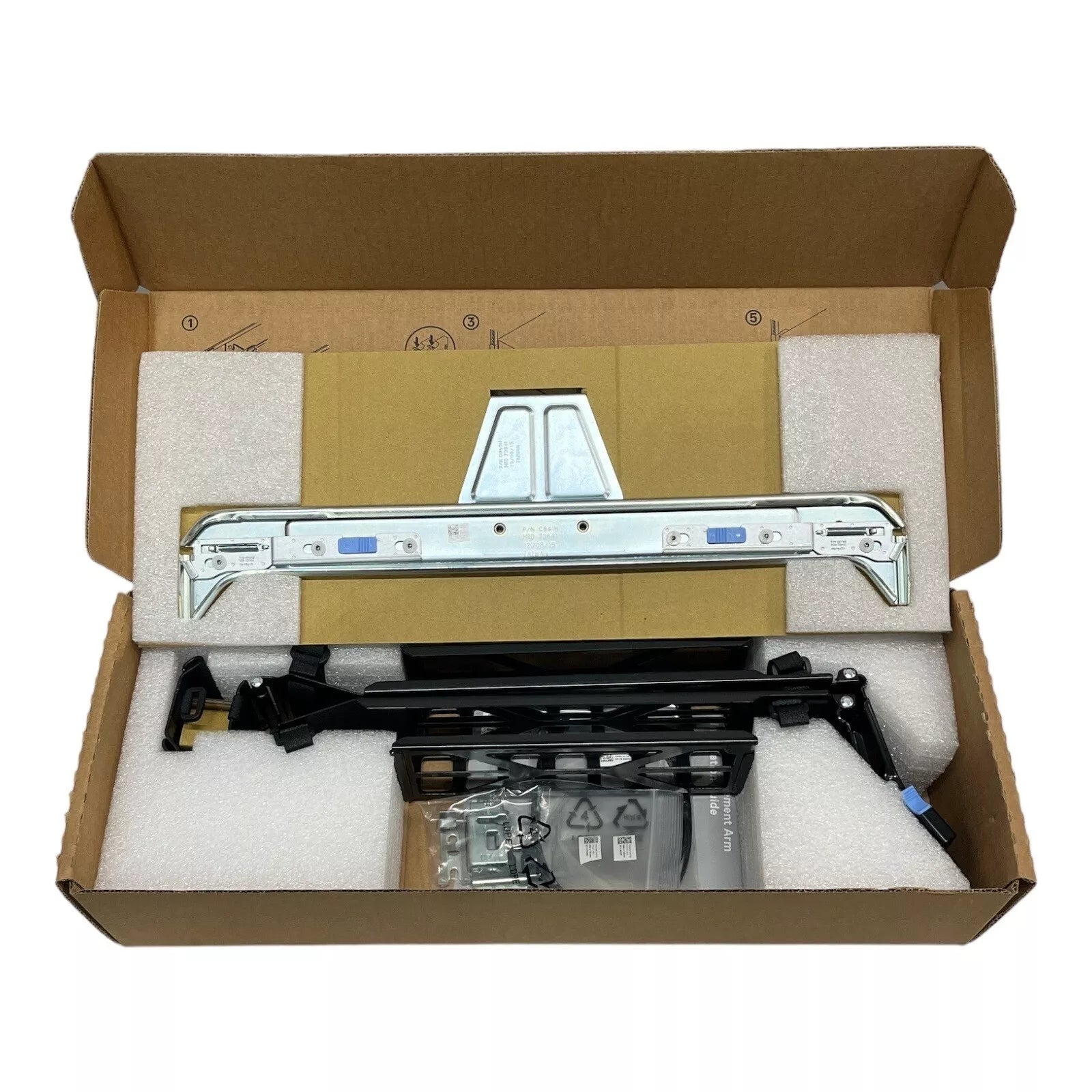Kit de brazo de administración de cables Dell 2U para PowerEdge R720 R730 R740 CCY3K