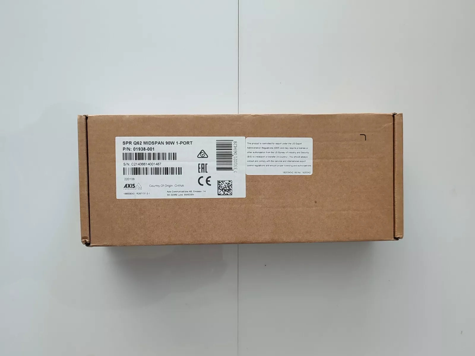 MICROSEMI PD-9601G/AC ALIMENTACIÓN SOBRE ETHERNET (PoE) DC INYECTOR DE ALIMENTACIÓN MIDSPAN