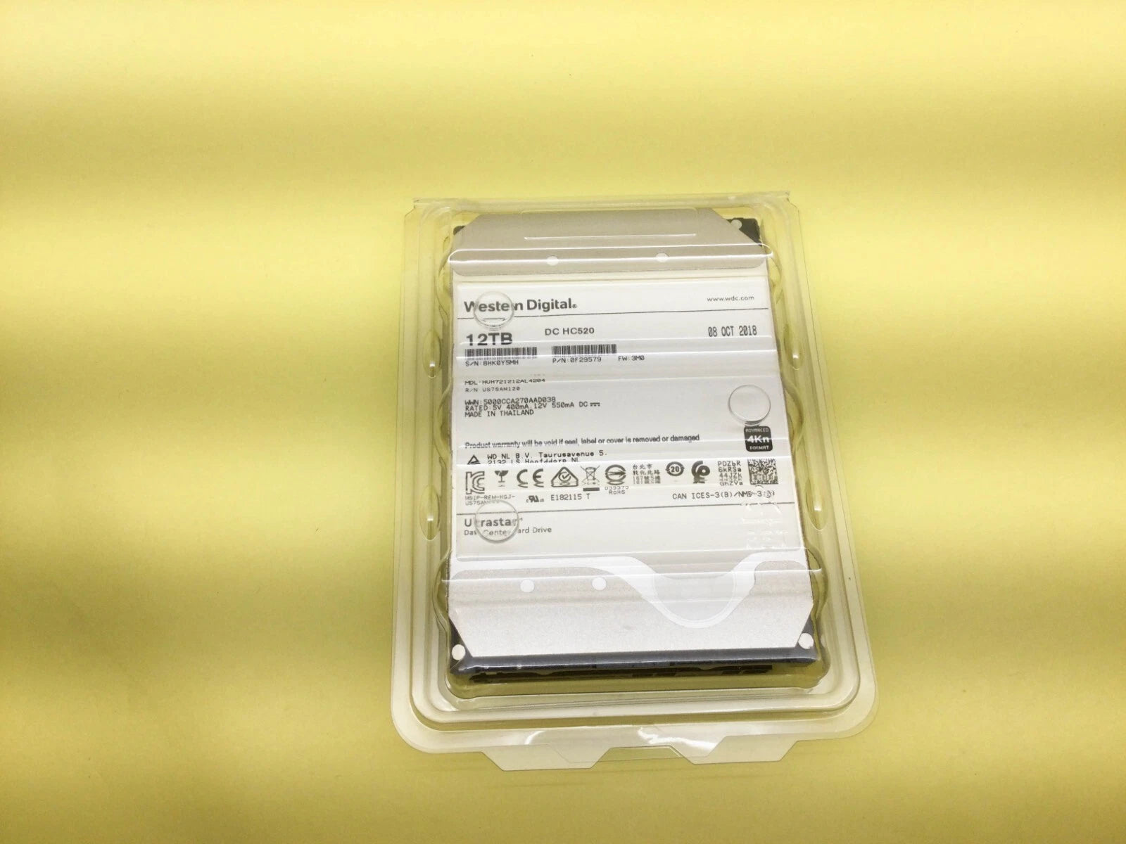 WD Ultrastar DC HC520 12TB 7.2K SAS 12Gb/s 3.5'' ENT HDD HUH721212AL4204 New|286573975359