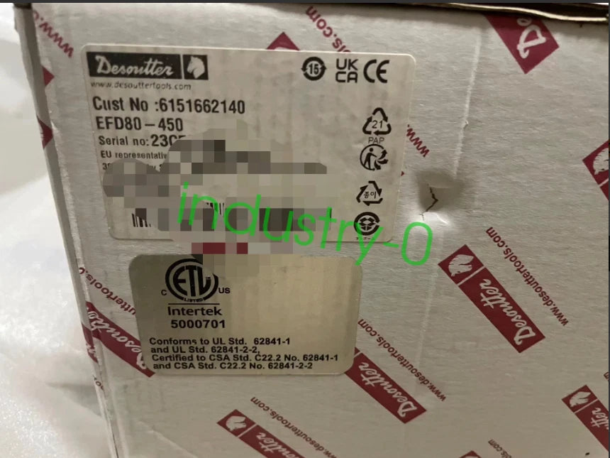 Desoutter 6151662140 EFD80-450 Tighten the shaft