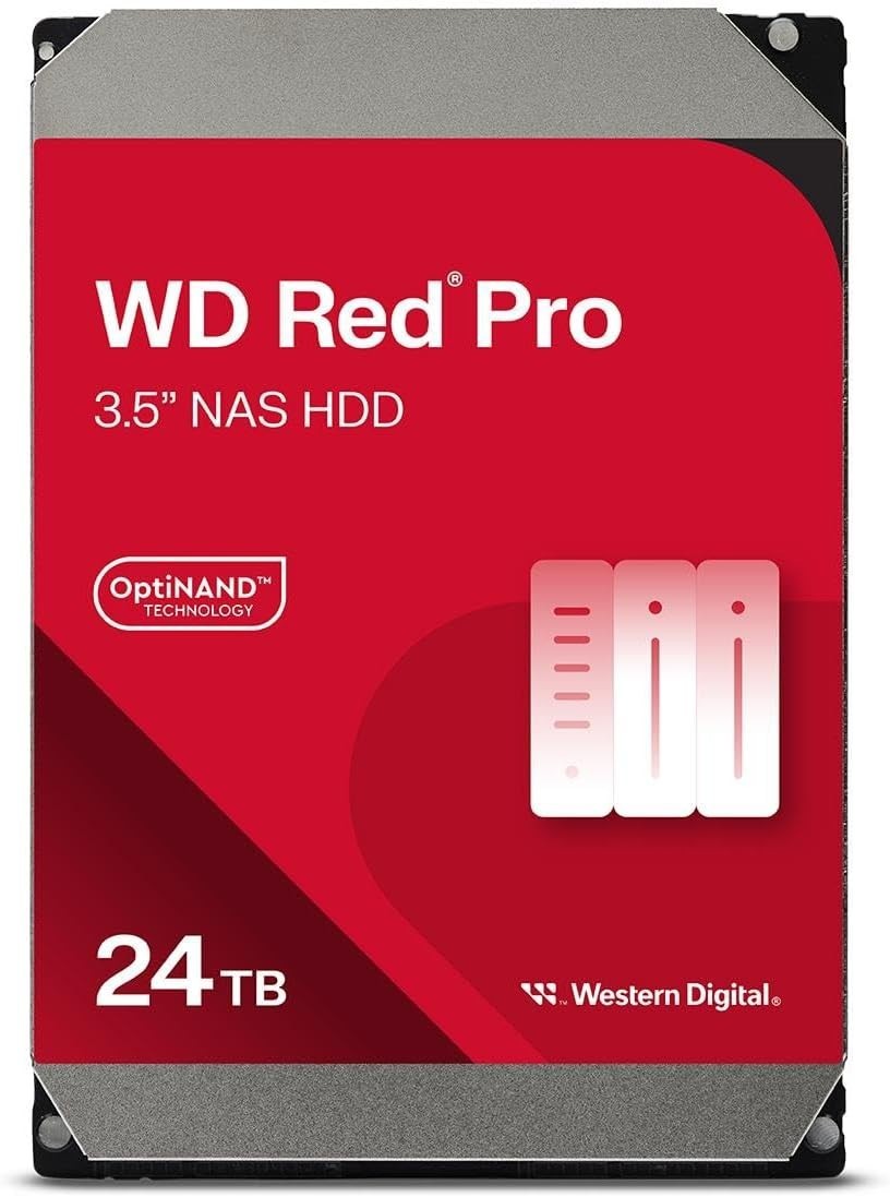 Western Digital 24TB WD Red Pro NAS Internal Hard Drive HDD WD241KFGX