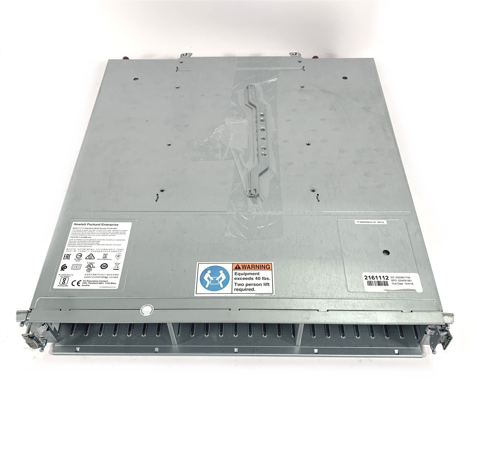 HPE MSA 2050 Q1J07A LFF Disk Enclosure 2x 6GB 876146-001 2x PSU *See Desc*
