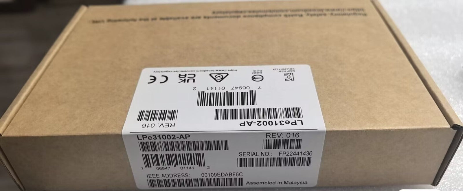 BROADCOM LPe31002-AP 16GB 2-PORT FIBRE CHANNEL ADAPTER NEW IN BOX DHL/FEDEX