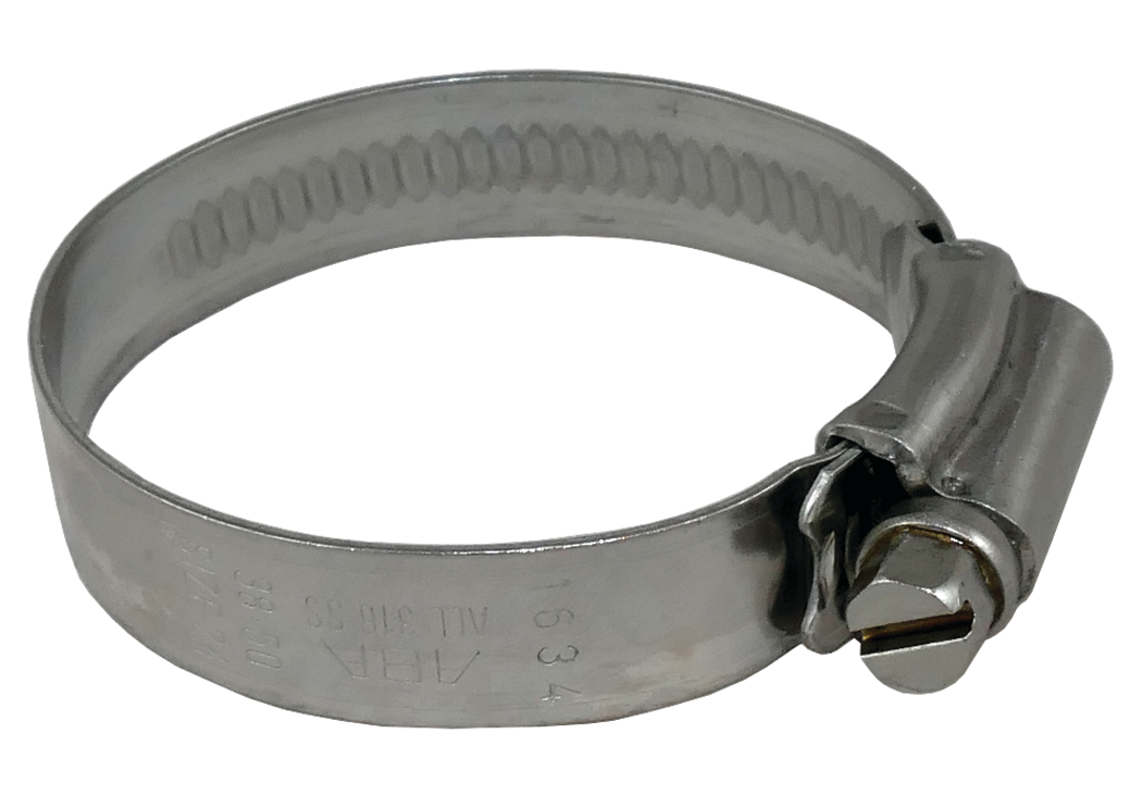 Scandvik 13624 ABA SS Hose Clamps, # 8, 10 Pack