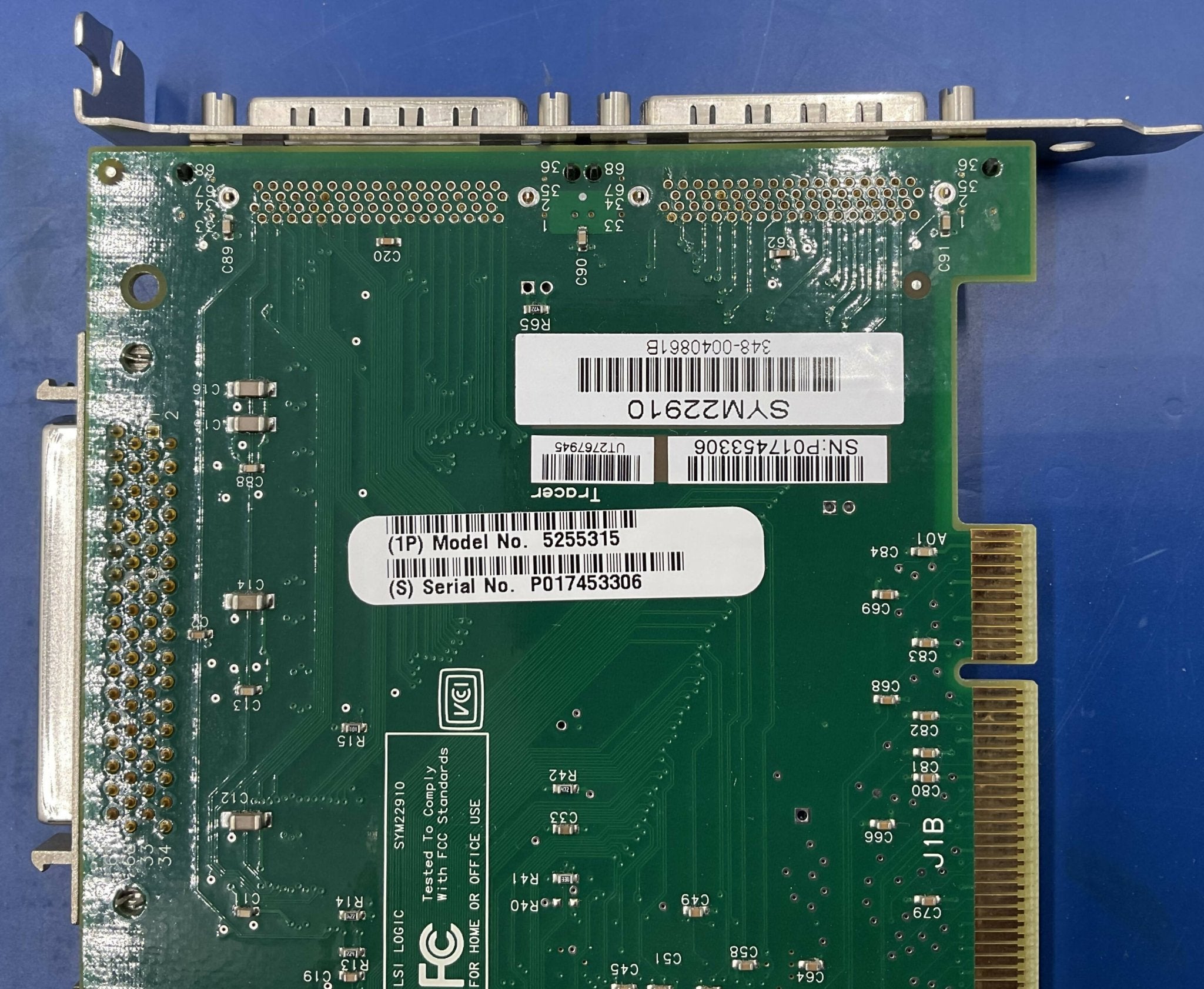 Siemens 5255315 - SCSI Ultra 2 Dual Controller Board Rear View | Alo Tech Solutions