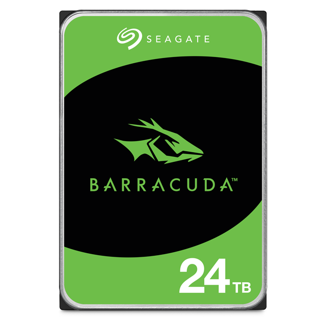 Seagate Barracuda ST24000DM001 24TB 7.2K RPM SATA 6Gb/s 512e 3.5in Recertified Hard Drive