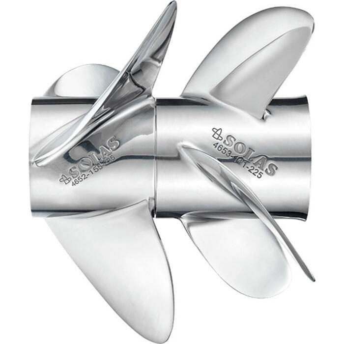 Solas Propeller 4652-155-210 Solas Dual Prop System Suzuki, Front, 15.5" x 21
