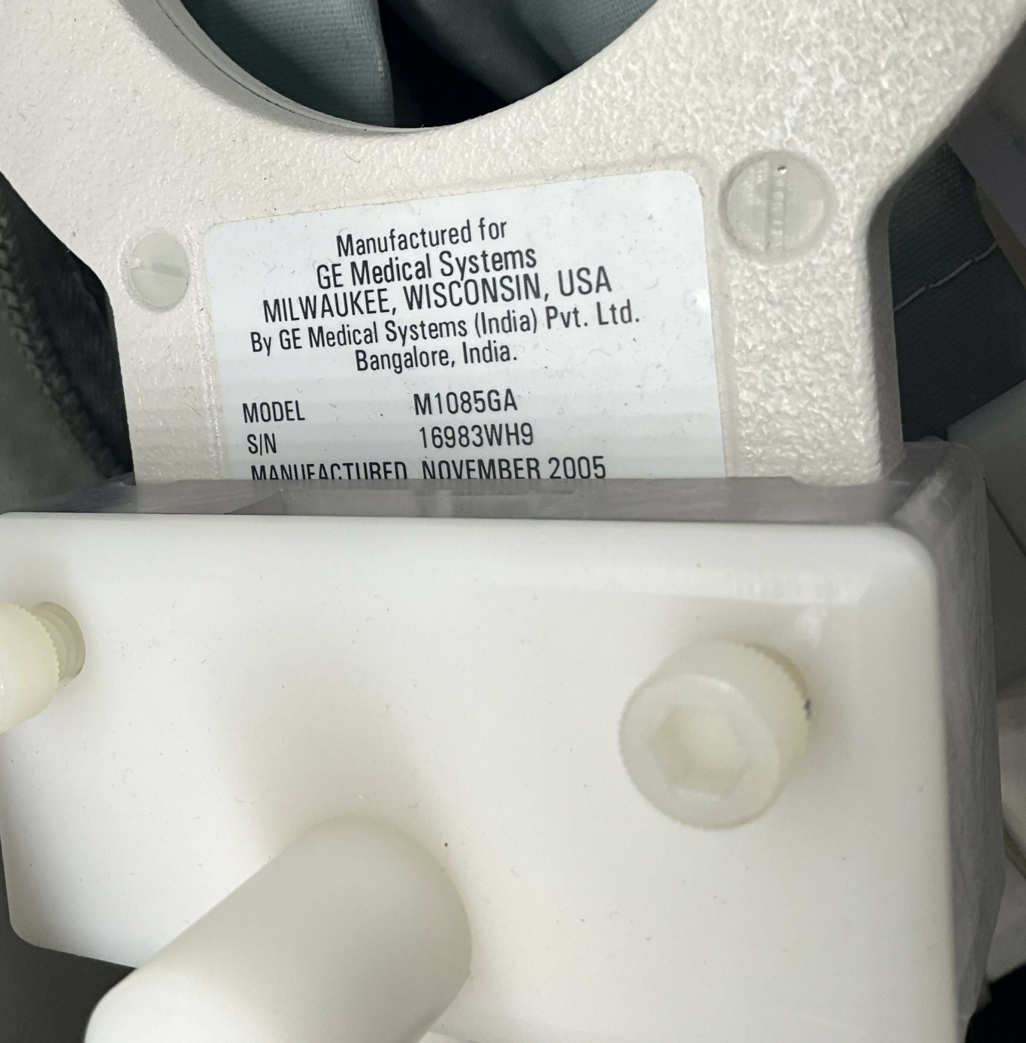 SIGNA 1.5T 3" ROUND COIL W/BASE PLATE (46-258803/4632821P1/M1085GA GE