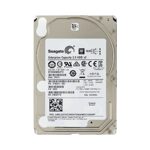 ST2000NX0273-HP - HP 2TB 7200RPM SAS 12Gb/s 128MB Cache 512e SFF 2.5-Inch Hard Drive