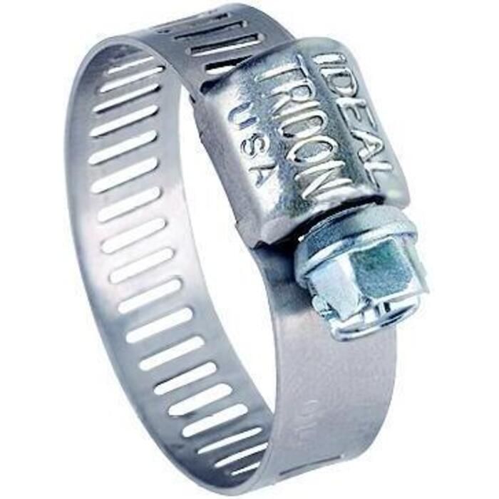 Seachoice 50-23351 Stainless-Steel Mini Hose Clamps, 5/16" Band, Size #4, 10/Bx