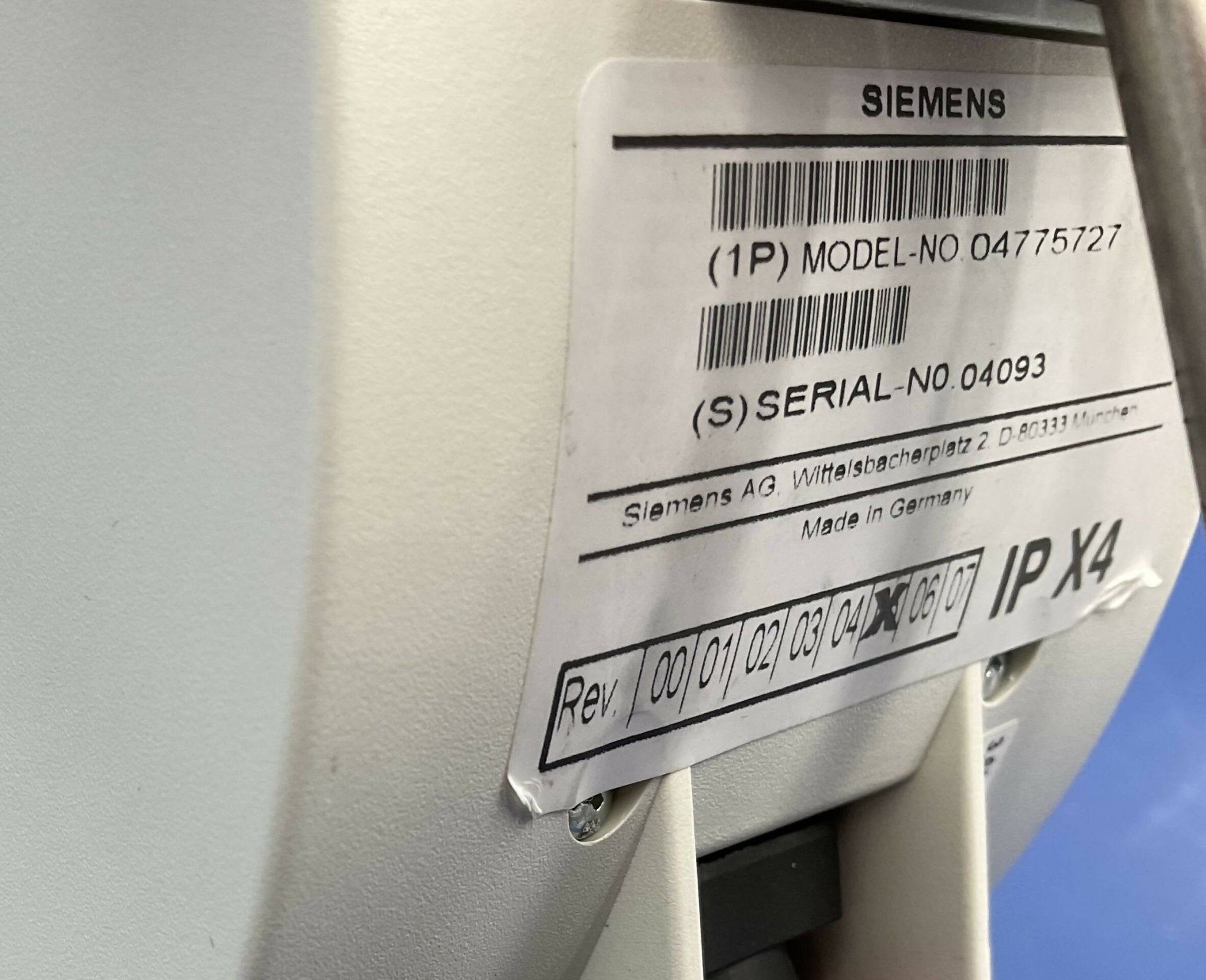 Siemens 4775727 - Stand Control Module SCM Connector | Alo Tech Solutions
